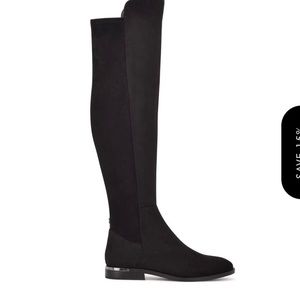 Nine West Suede Allair Over The Knee Boots
